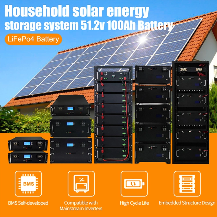 Lithium Ion Battery Solar Storage Home Storage Energy Battery Rechargeable LiFePO410kw