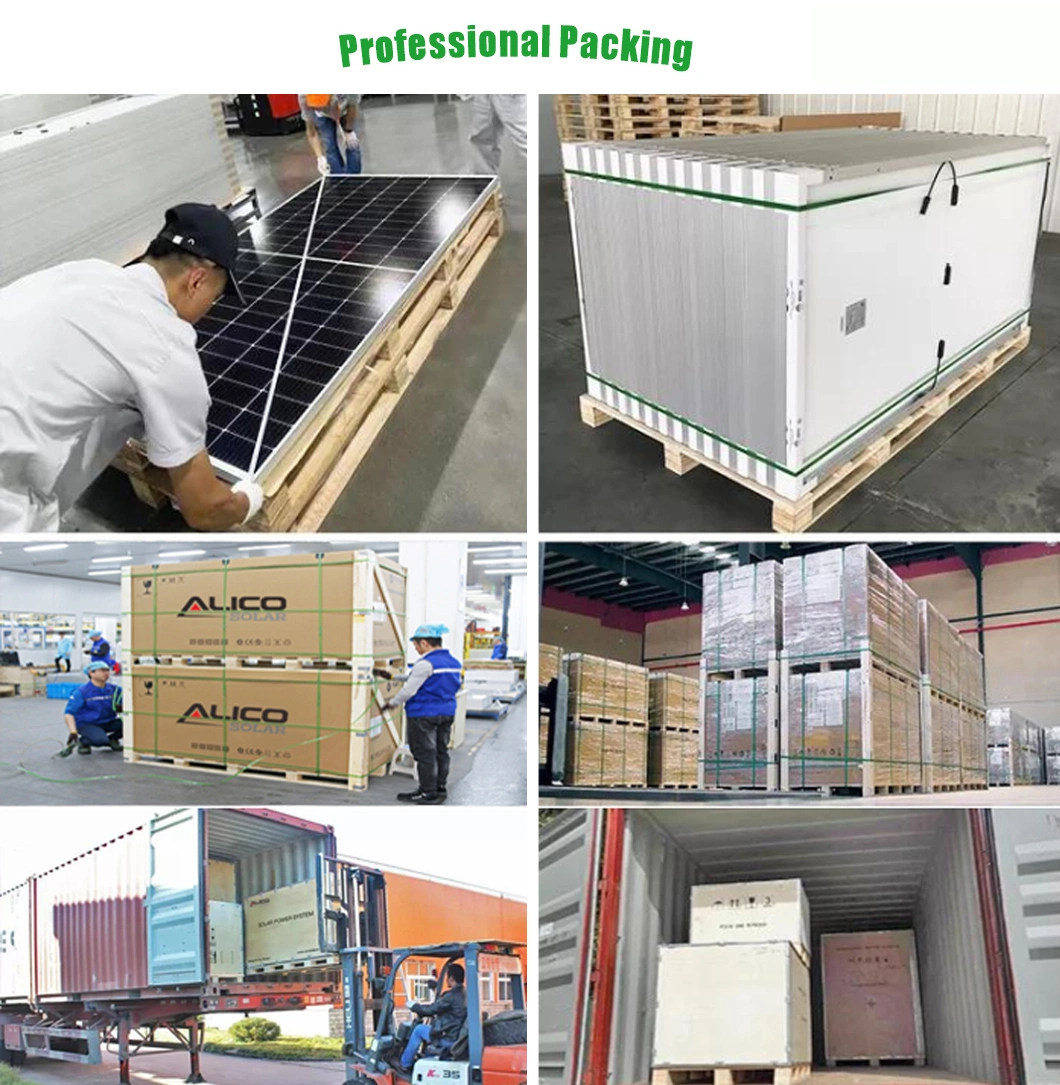 Factory Half Cell Solar PV Modules Perc Mono 430W 440W 450W 480W 144cells Photovoltaic Solar Panel Price for Solar Power Systems Energy