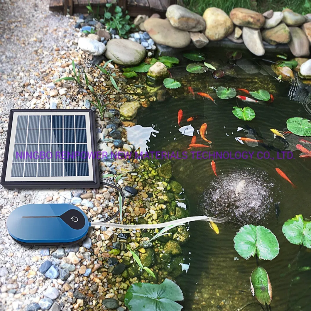 Dropshipping Solar Air Pump Kit Battery Backup with Air Hoses Pond Aerator Bubble Oxygenator Aquaponics Fishtank