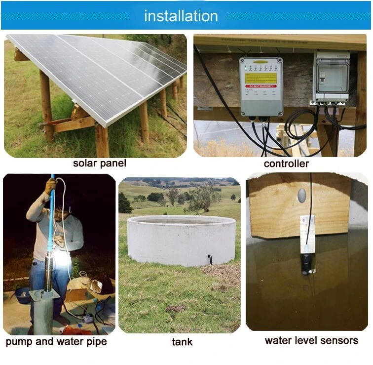 Solar Powered Water Pump Battery Solar Kit