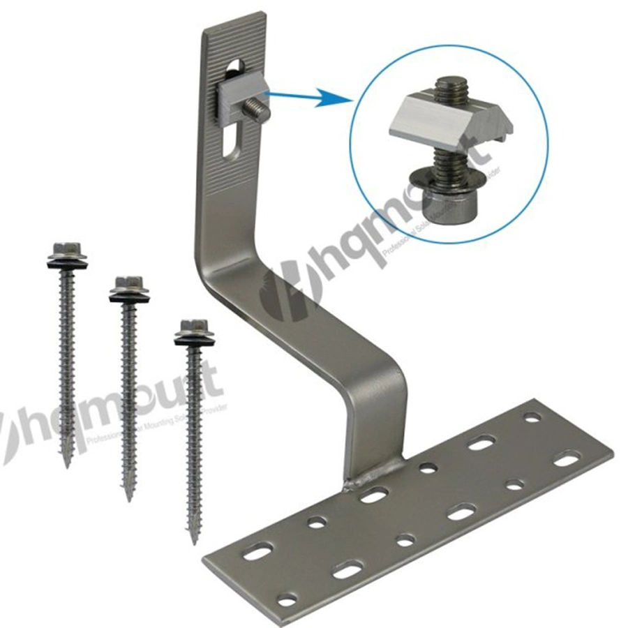 Solar Mounting Adjustable Solar Tile Hook Solar Roof Hook Mounting Accessories With High Quality