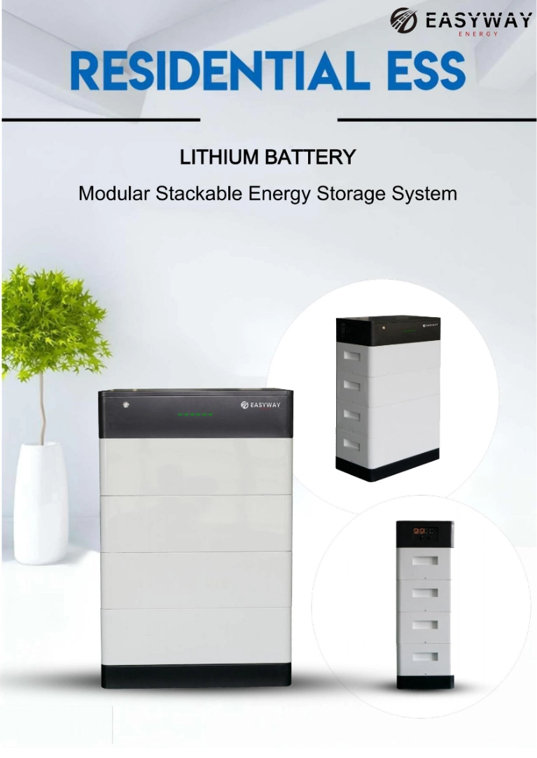 5kwh 10kwh 15kwh 20kwh Li Battery Pack Stackable LiFePO4 Modular Energy Storage System 10kw 48V Lithium Ion Battery 100ah 200ah Li-ion Ess
