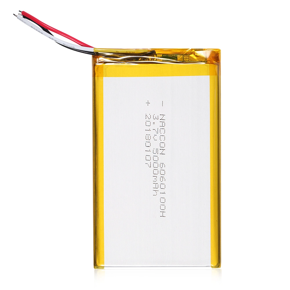 Factory Directly CB Kc 6060100 Lithium Batteries Ultra Thin Small 3.7V 5000mAh Li Polymer Rechargeable Lipo Battery for Digital
