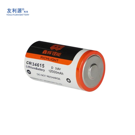 Long Cycle Life 3.6V Er34615m Lithium Battery 14500mAh Large Capacity Li